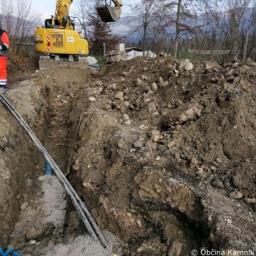Gradnja sekundarnega vodovoda na severnem delu Smodnišnice (2)